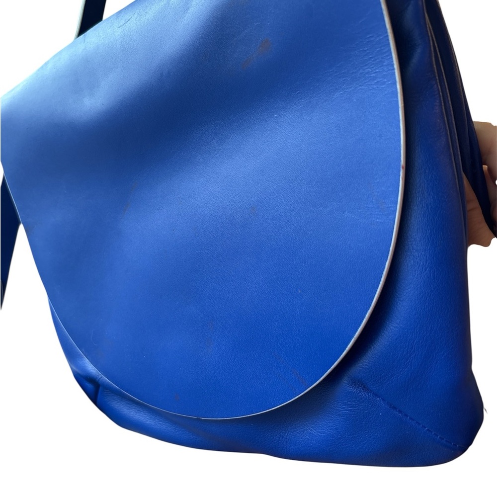 Kate Spade Saturday Blue Leather Crossbody Bag - Picture 10 of 11